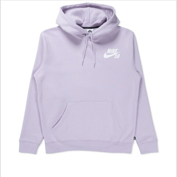 Nike SB Icon Hoodie Mens Size XS Light Purple Lilac Sweatshirt Skater Pullover - Picture 14 of 14